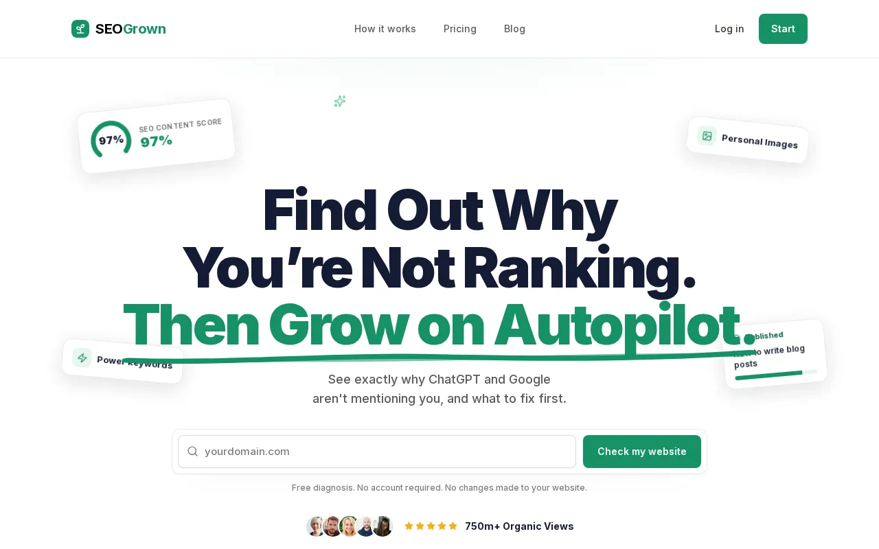 SEOGrown — preview screenshot