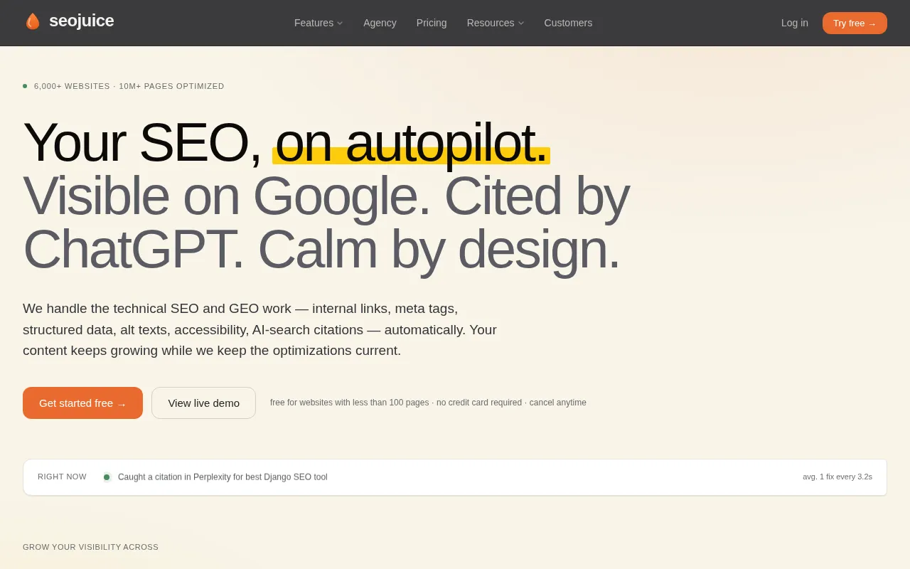 seojuice.com — preview screenshot