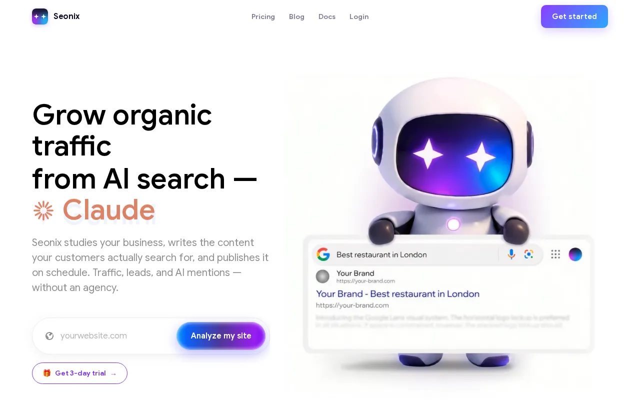 Seonix — preview screenshot