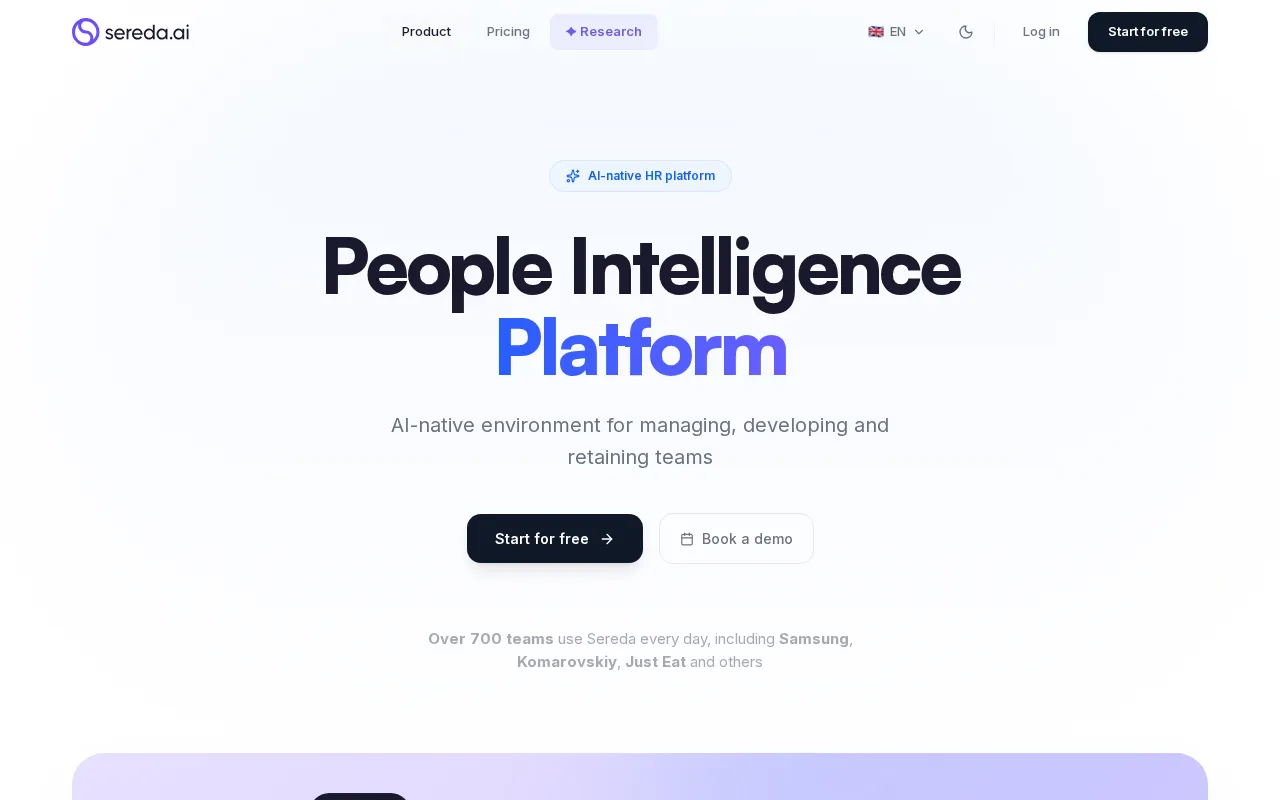 Sereda AI — preview screenshot