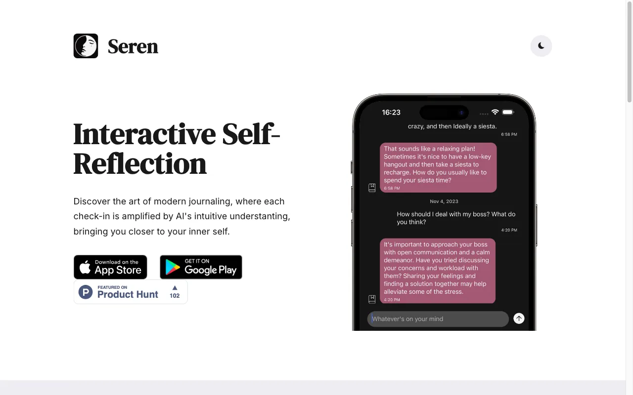 Seren — preview screenshot