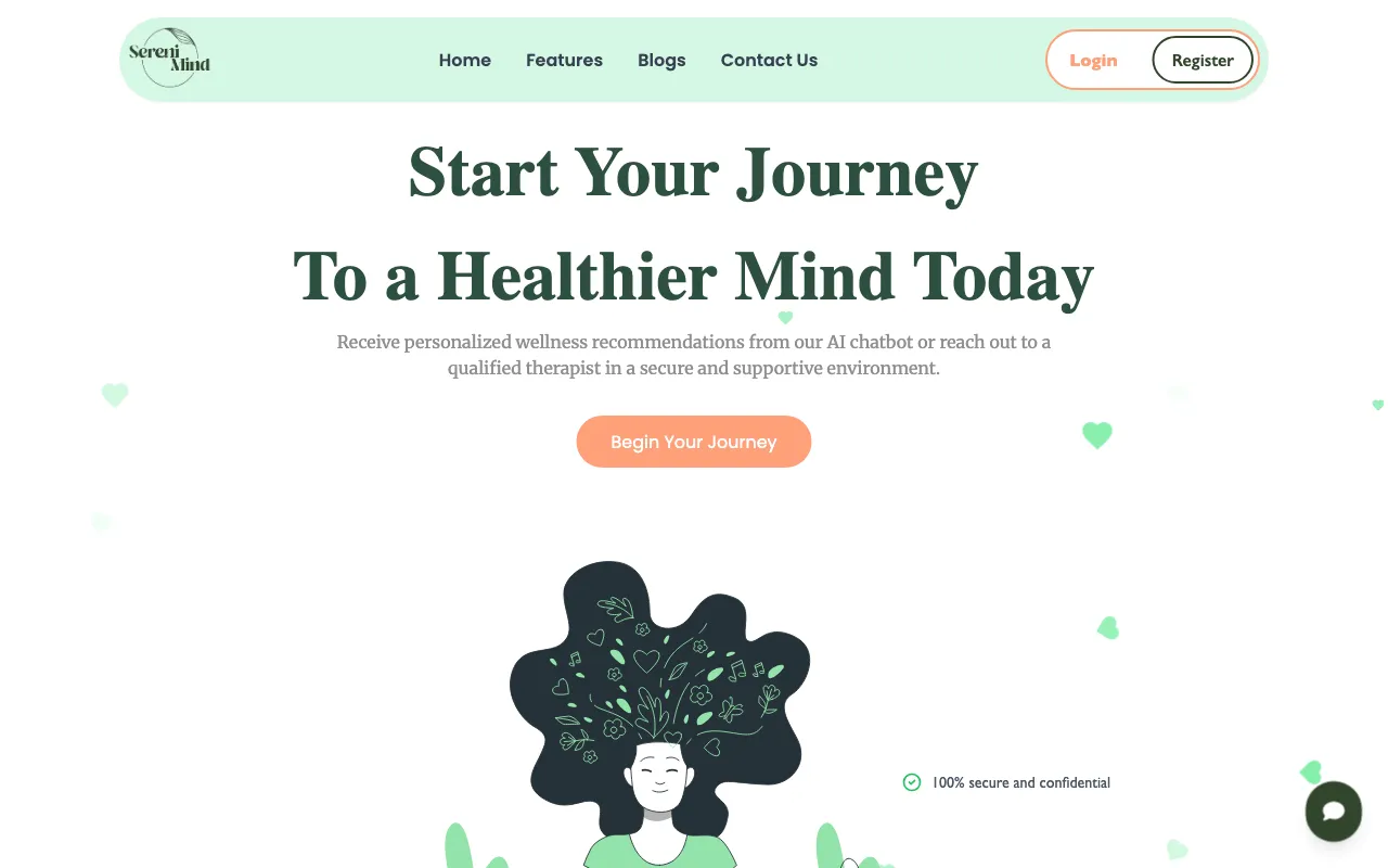 SereniMind — preview screenshot