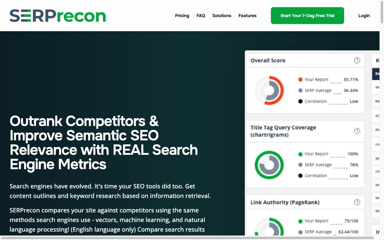 Serprecon — preview screenshot
