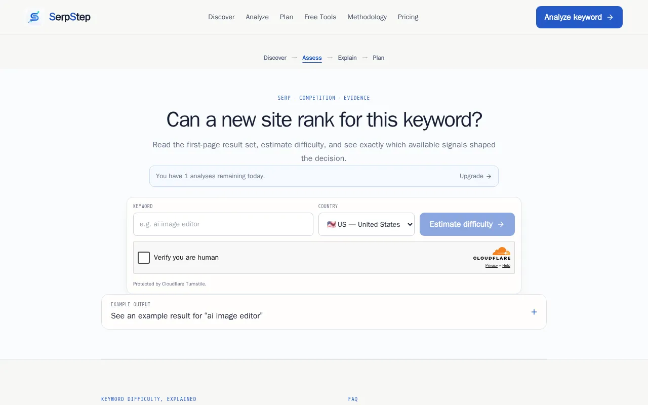 SerpStep — preview screenshot