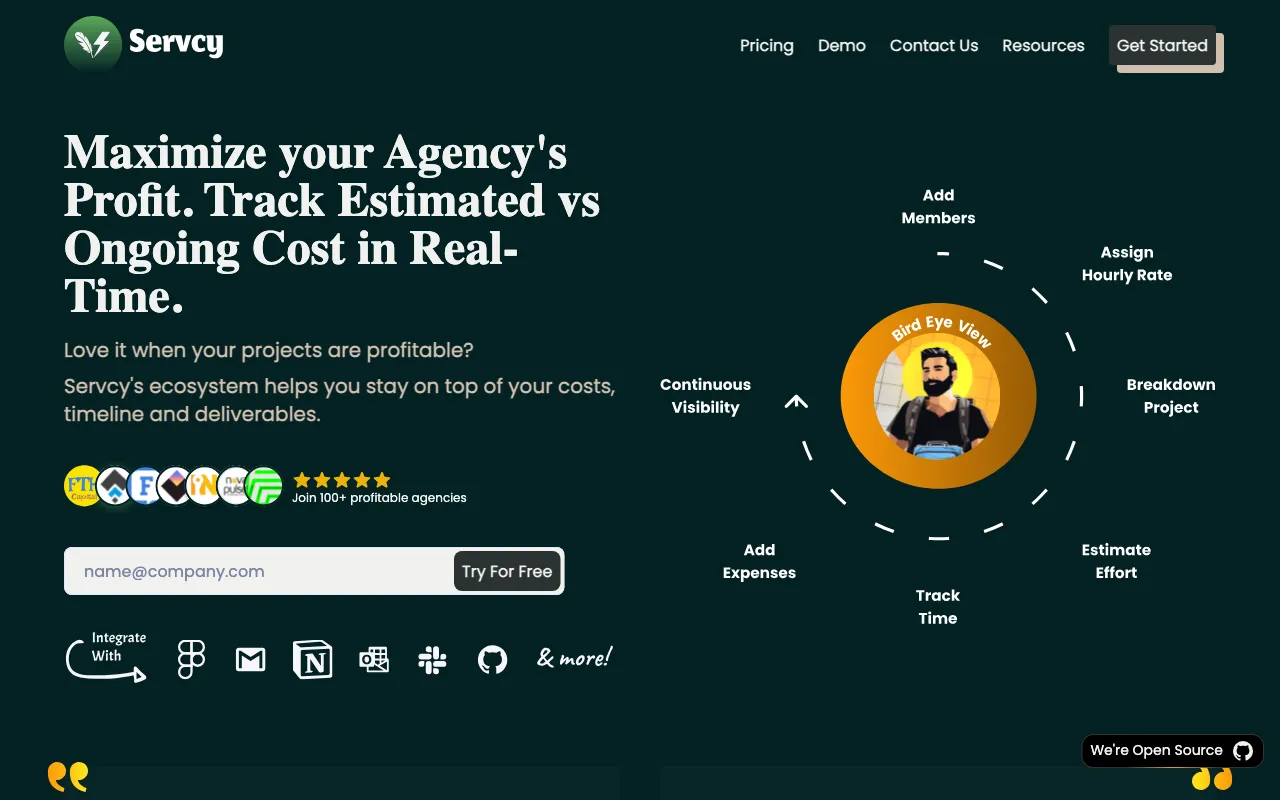 Servcy — preview screenshot