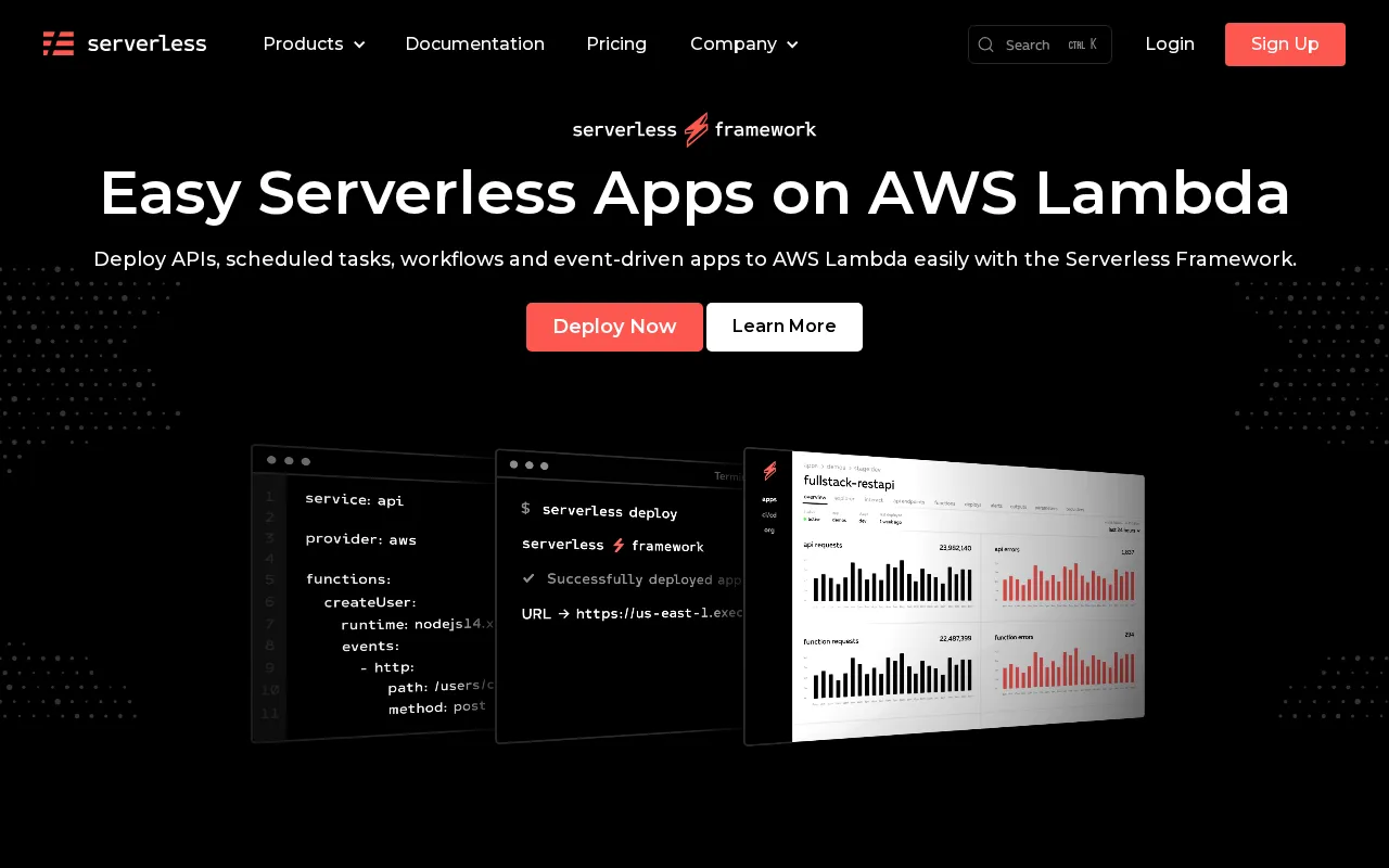 Serverless — preview screenshot
