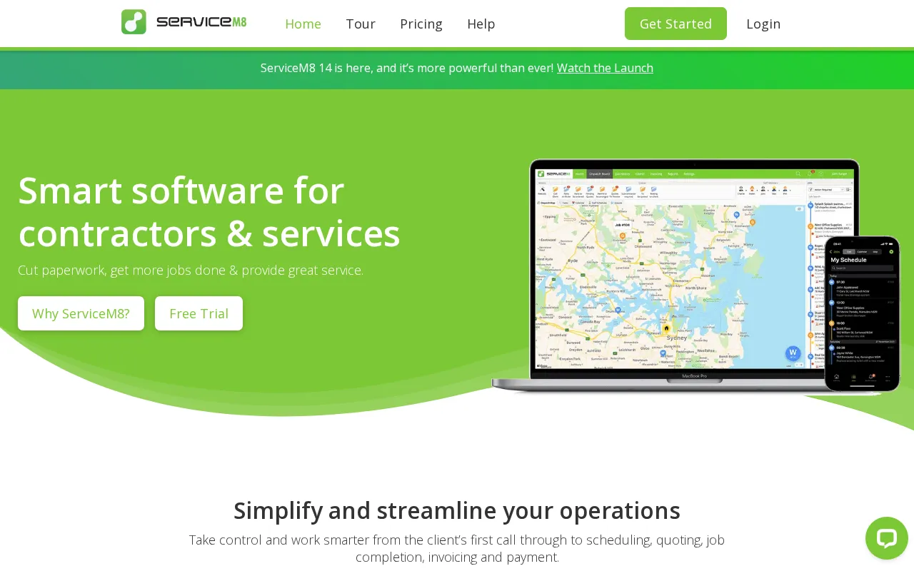 Servicem8 — preview screenshot
