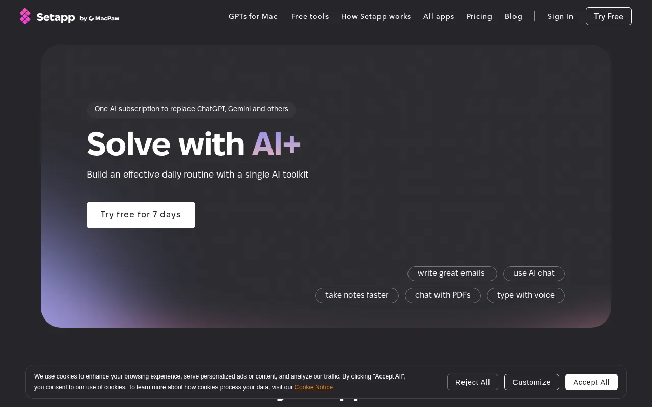 Setapp — preview screenshot
