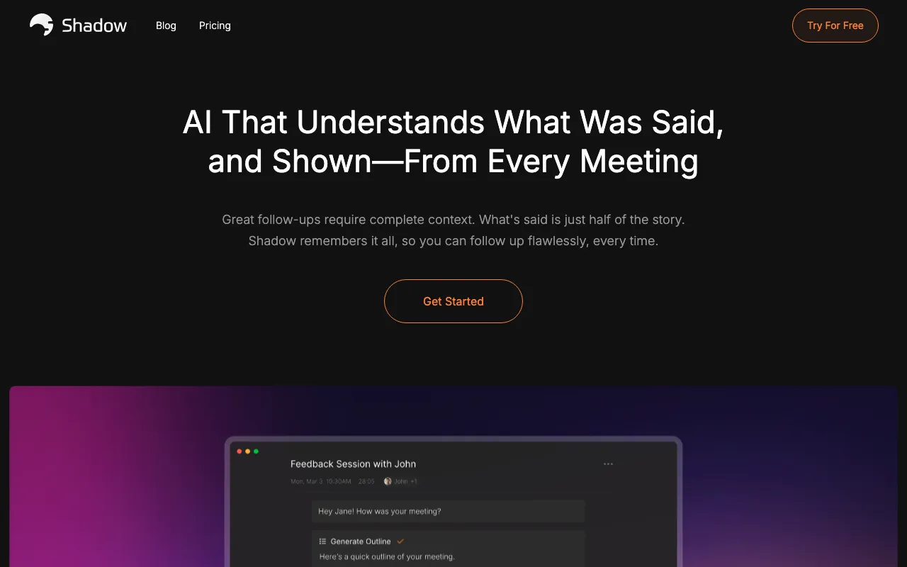 Shadow — preview screenshot