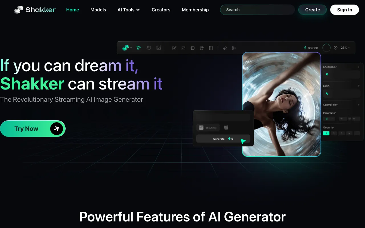 Shakker.Ai — preview screenshot