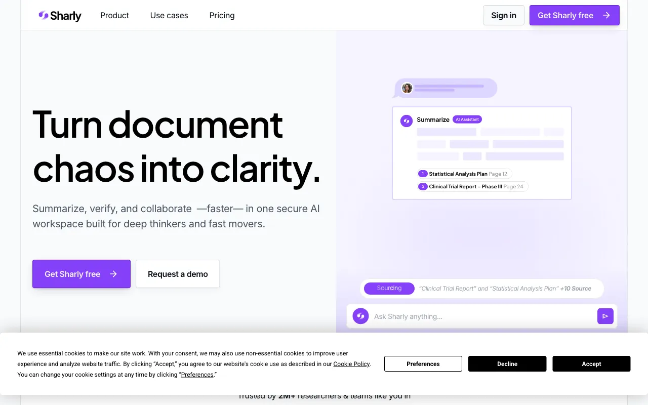 Sharly AI — preview screenshot