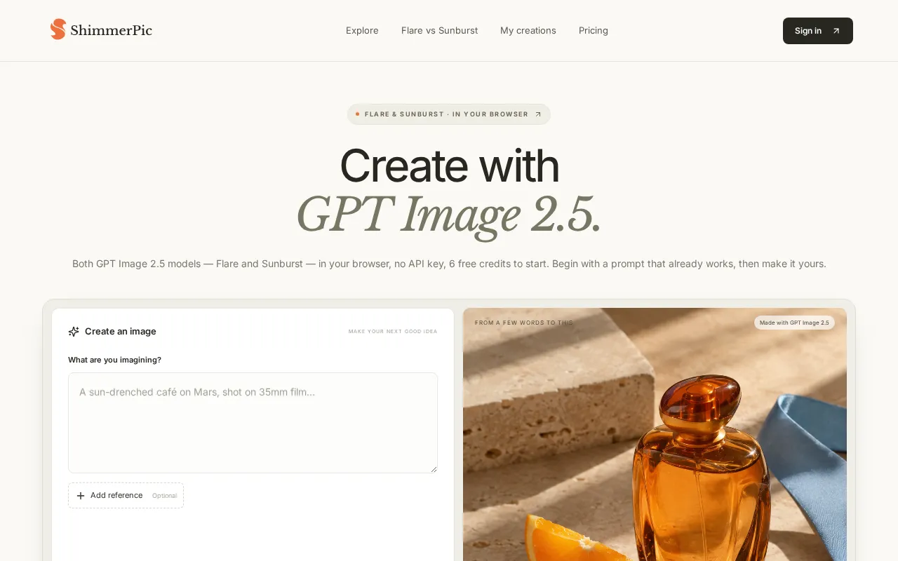 ShimmerPic — preview screenshot