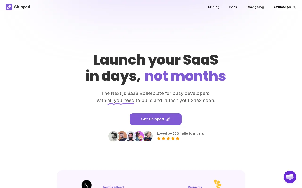 Shipped.club — preview screenshot