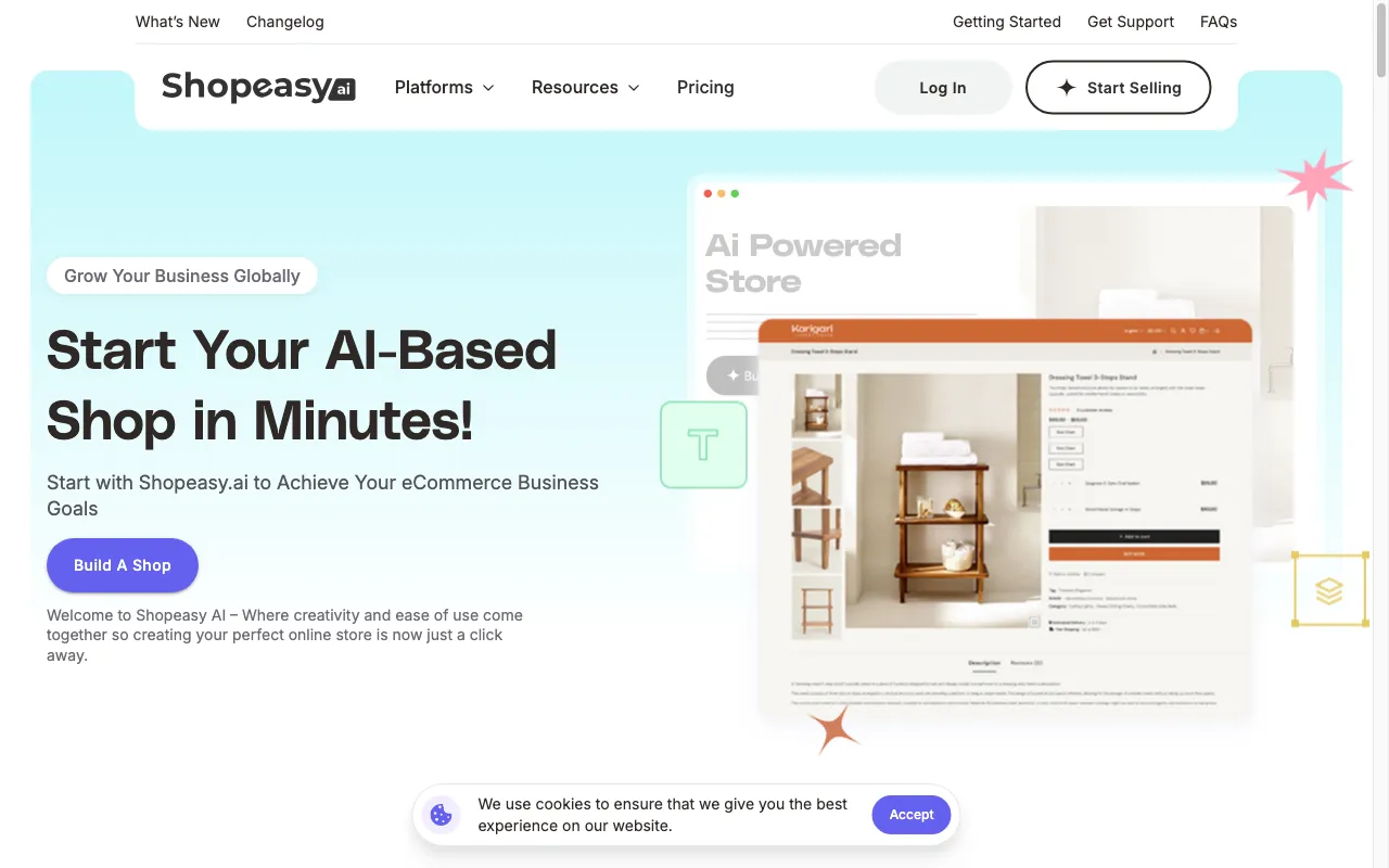 shopeasy.ai — preview screenshot