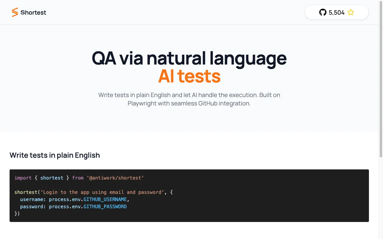 Shortest — preview screenshot