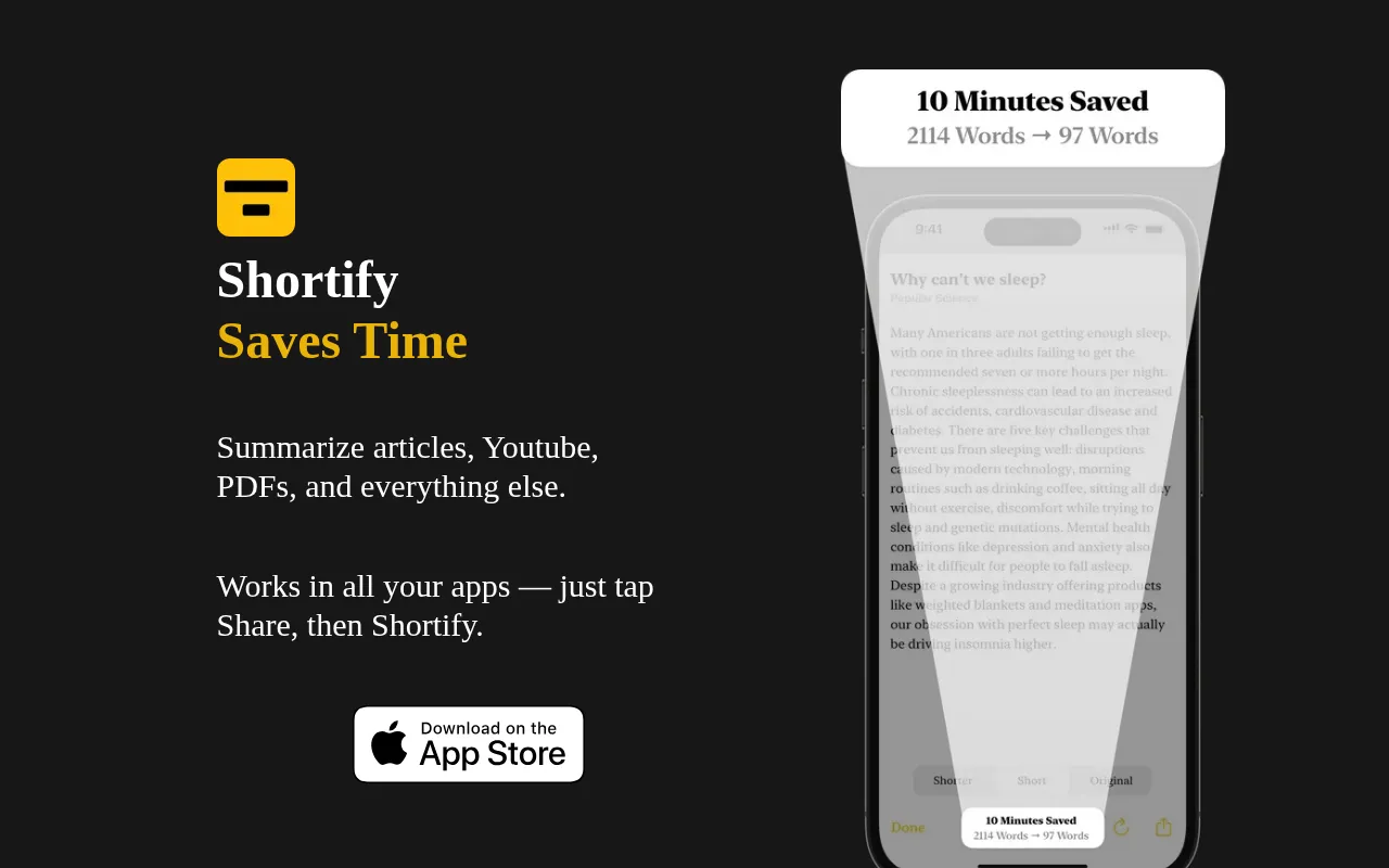 Shortify — preview screenshot
