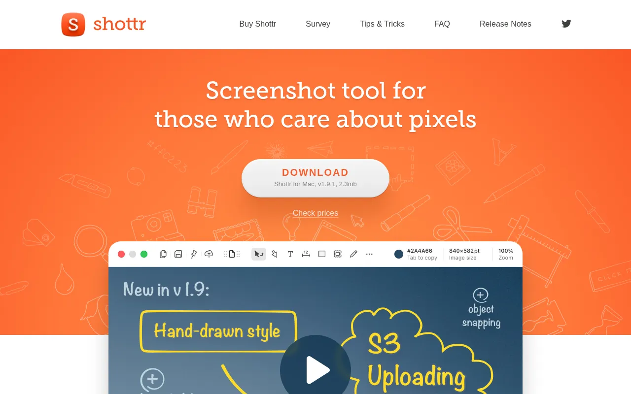 Shottr — preview screenshot