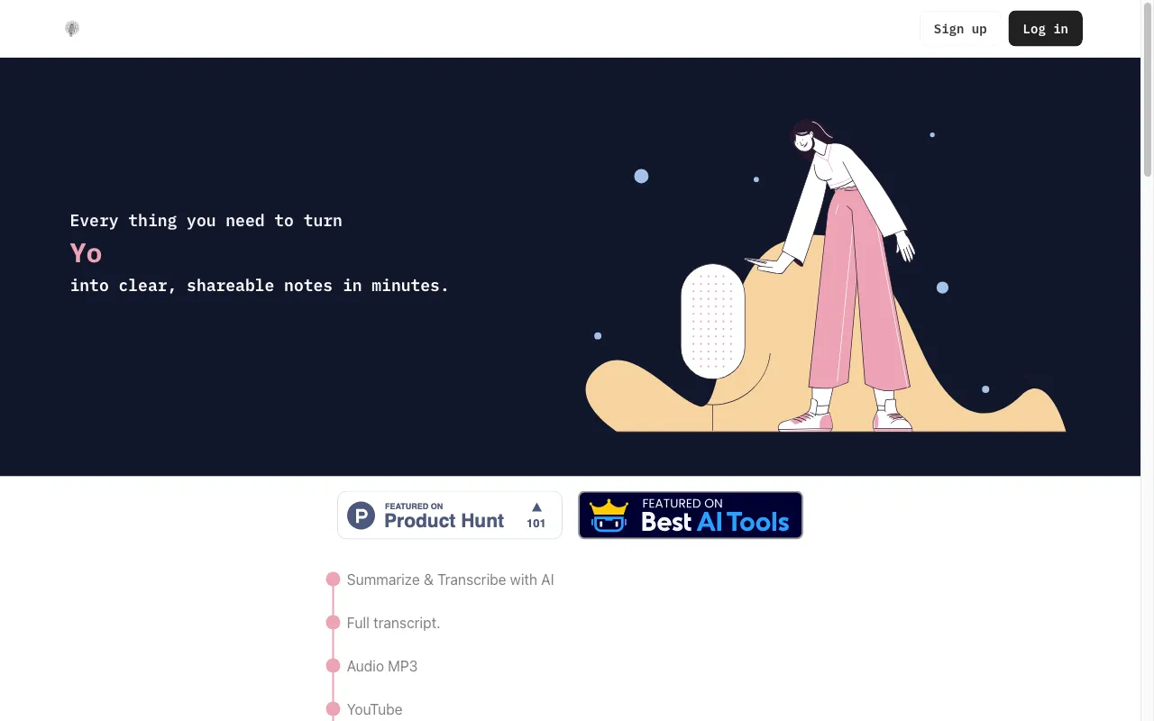 Shownotes — preview screenshot