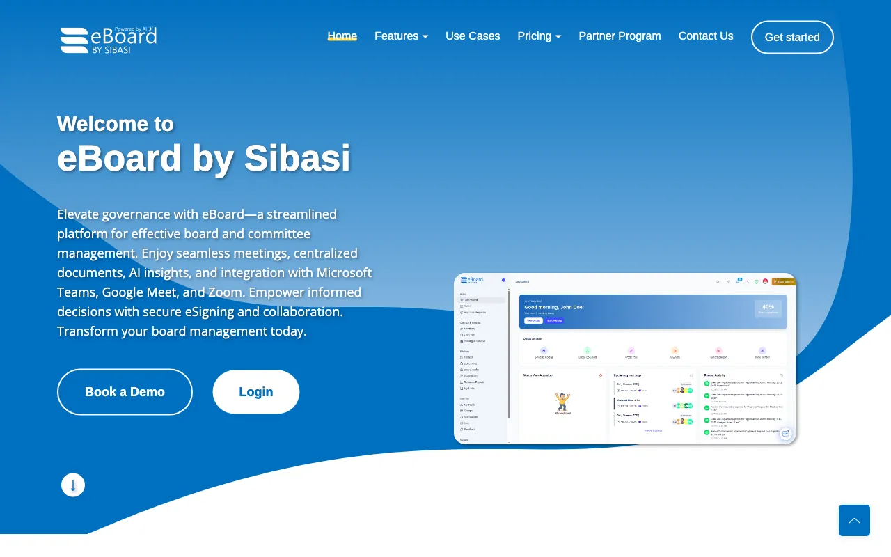 Sibasi eBoard — preview screenshot