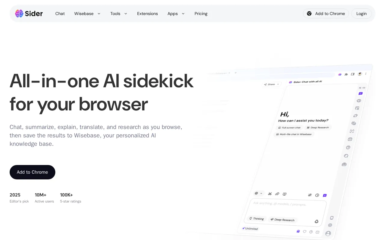 Sider — preview screenshot