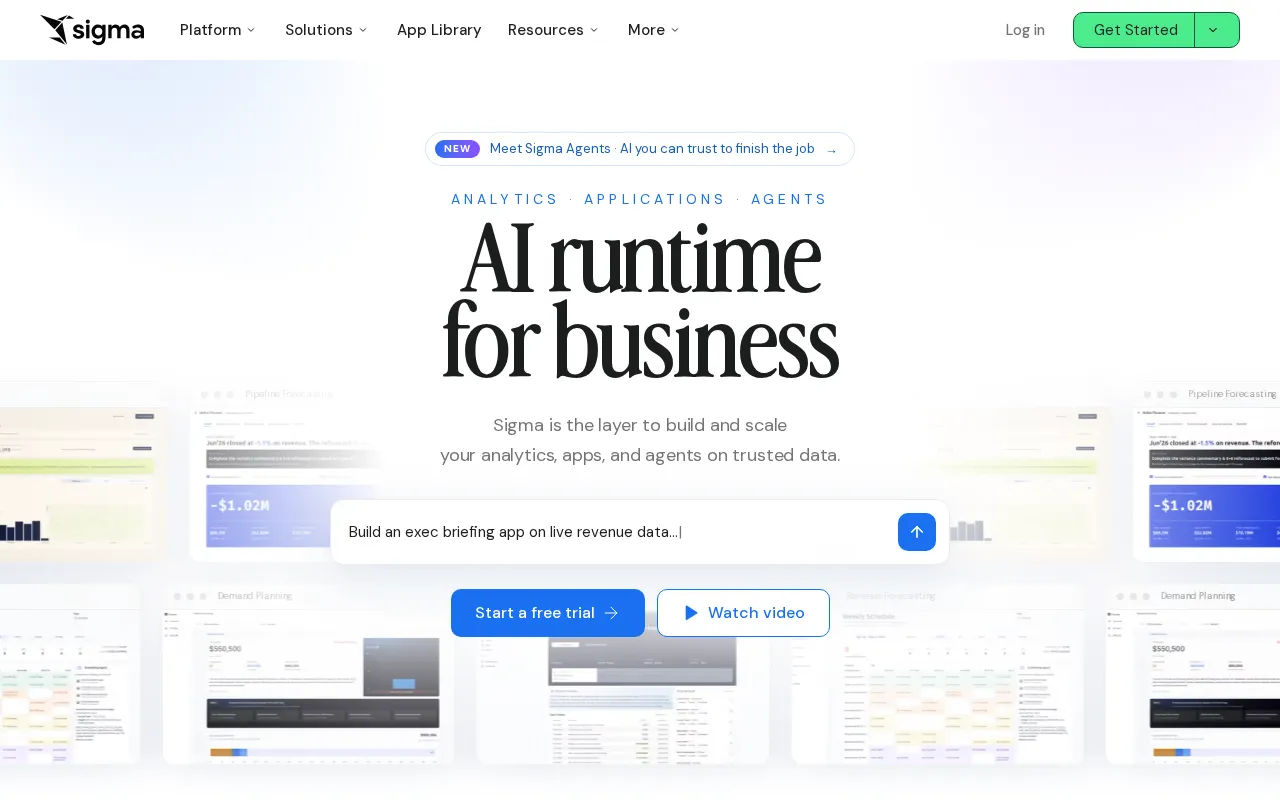 Sigmacomputing — preview screenshot