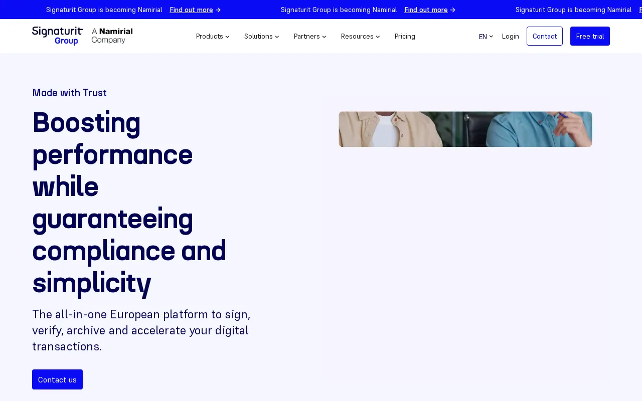 Signaturit — preview screenshot