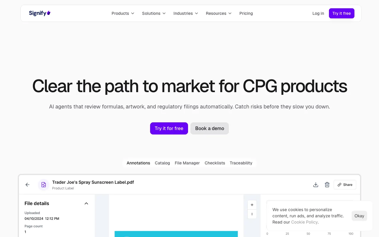 Signify — preview screenshot