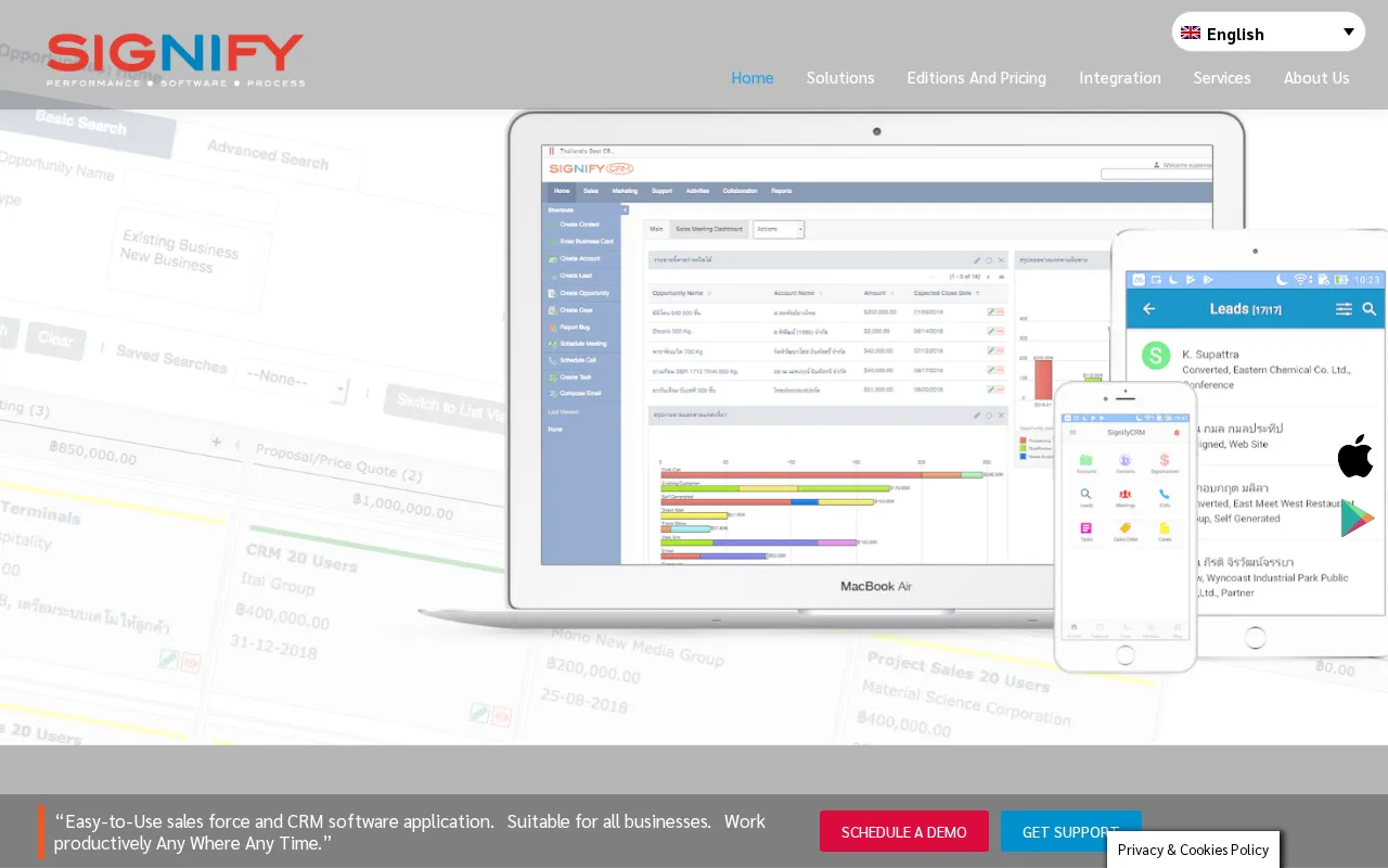 Signifycrm — preview screenshot