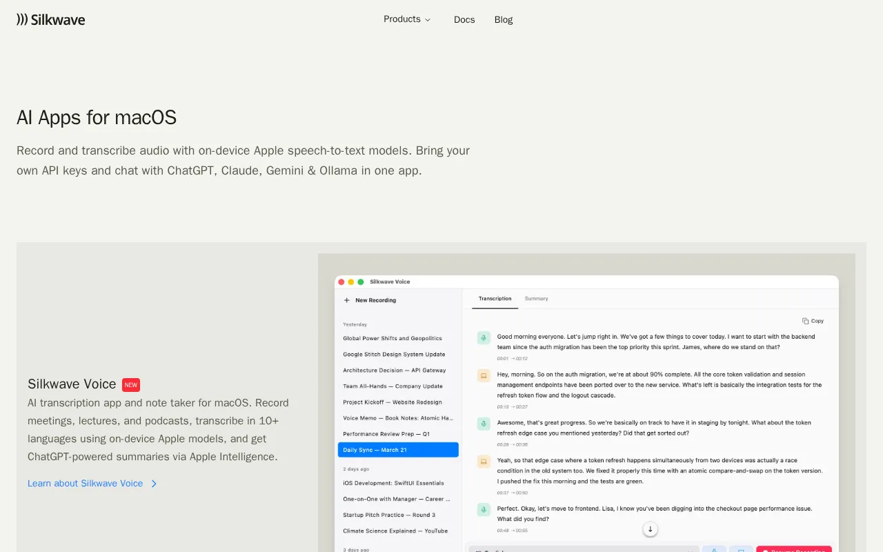 Silkwave — preview screenshot