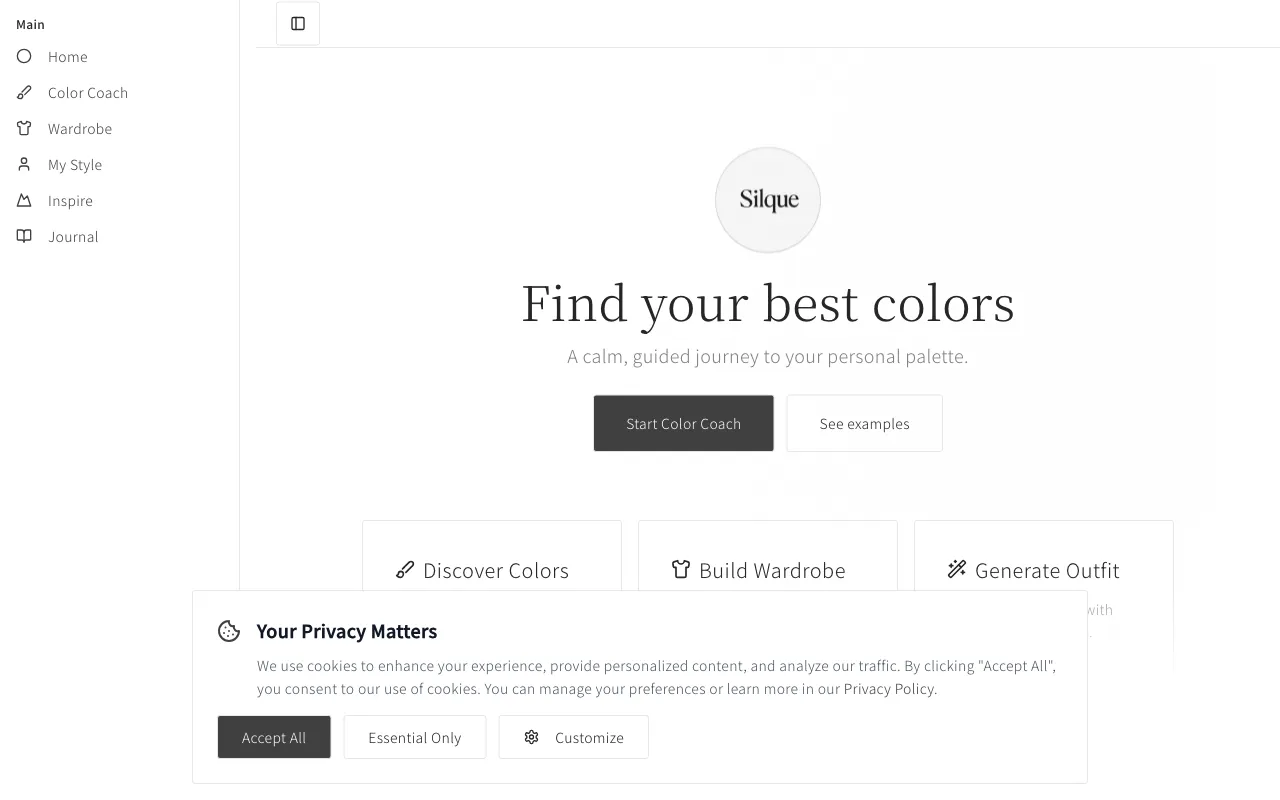 Silque AI — preview screenshot