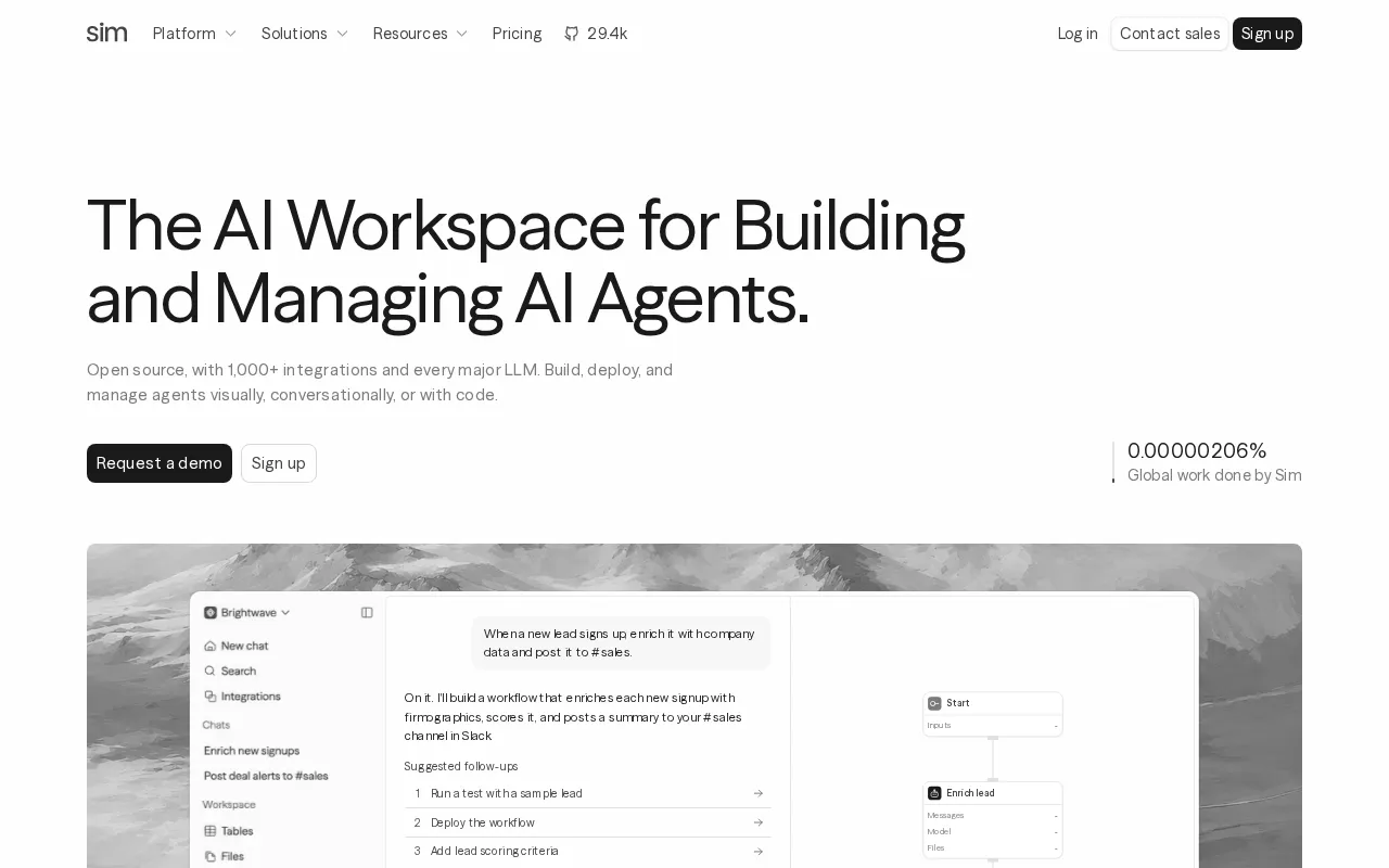 Sim AI — preview screenshot