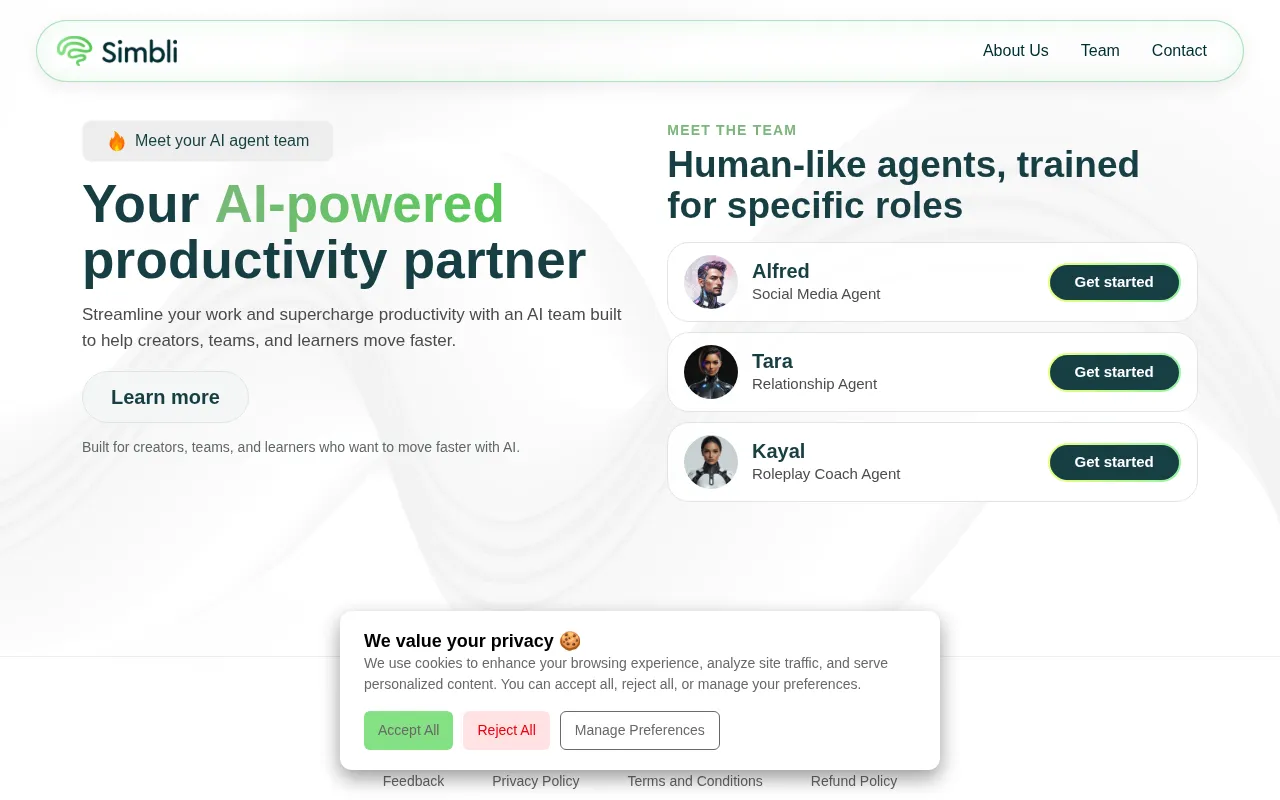 Alfred by Simbli.ai — preview screenshot