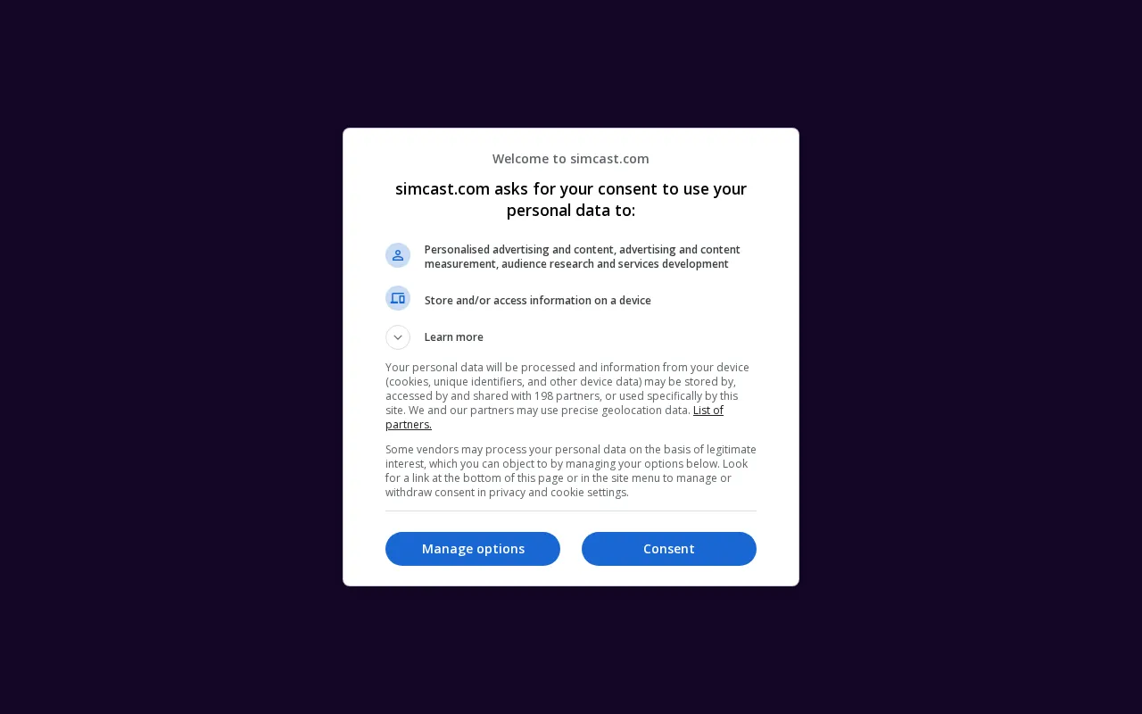 Simcast News Portal — pricing page