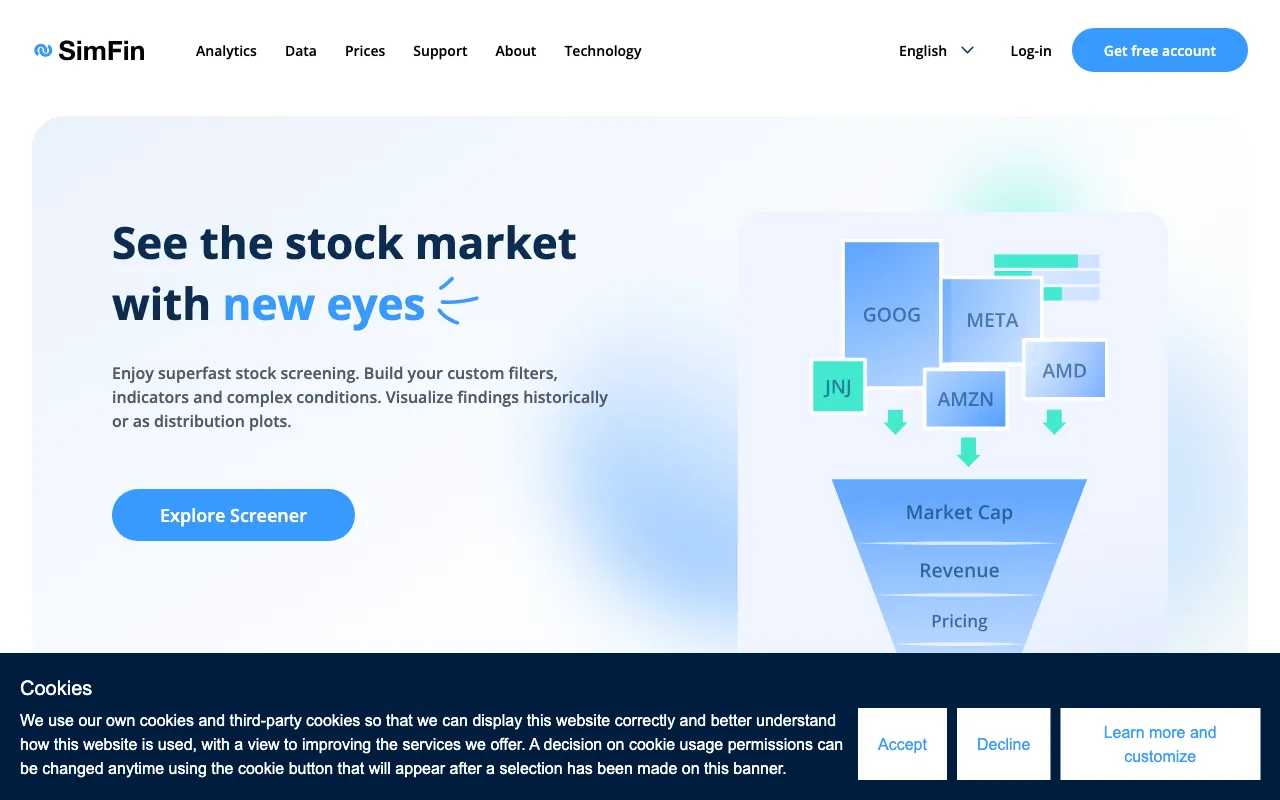 SimFin — preview screenshot
