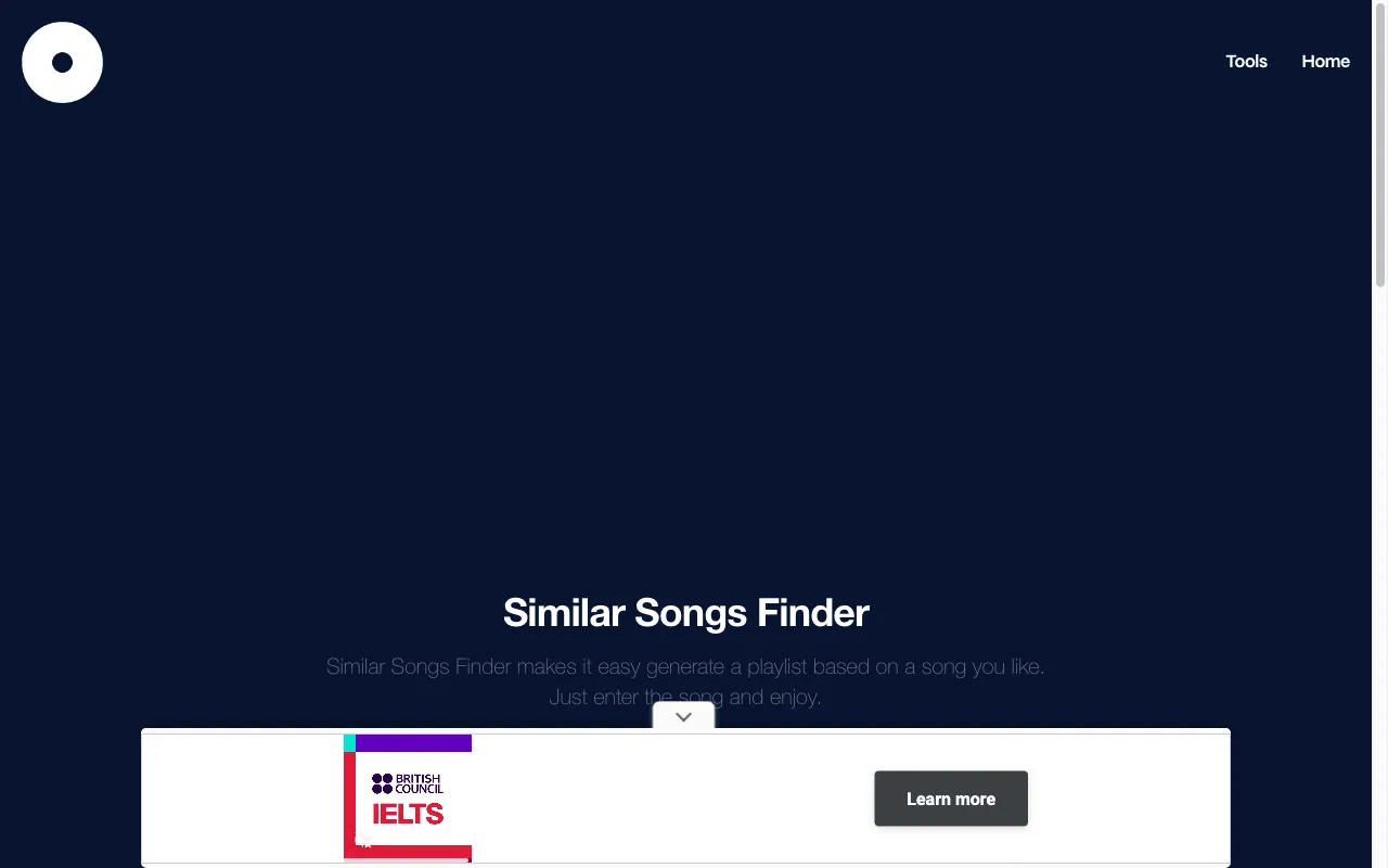 Similar Songs Finder — preview screenshot