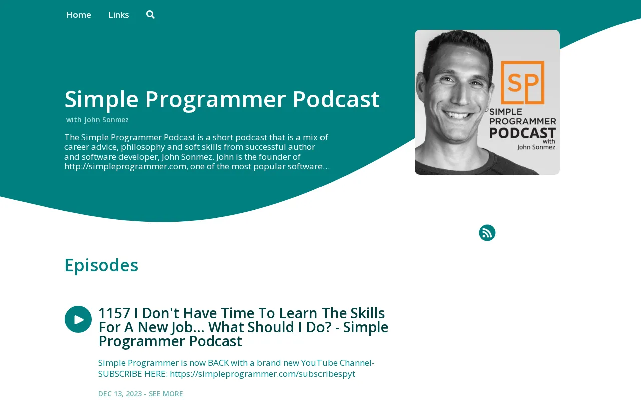 Simple Programmer Podcast — preview screenshot