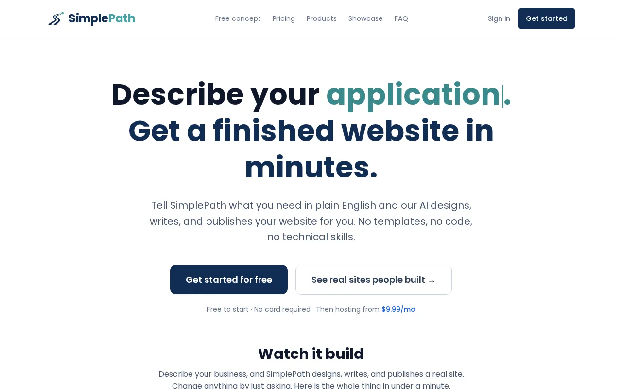 SimplePath — preview screenshot