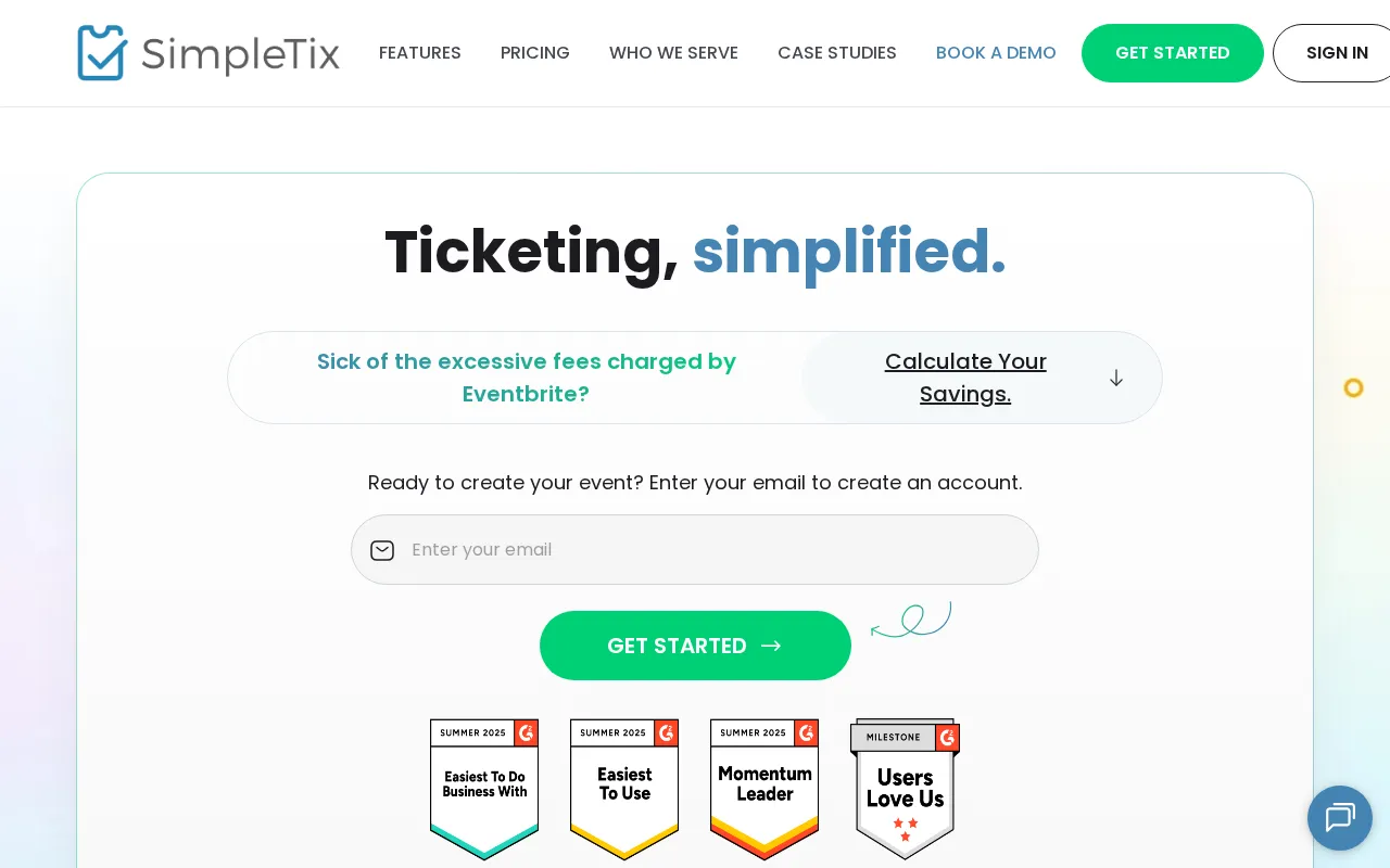Simpletix — preview screenshot
