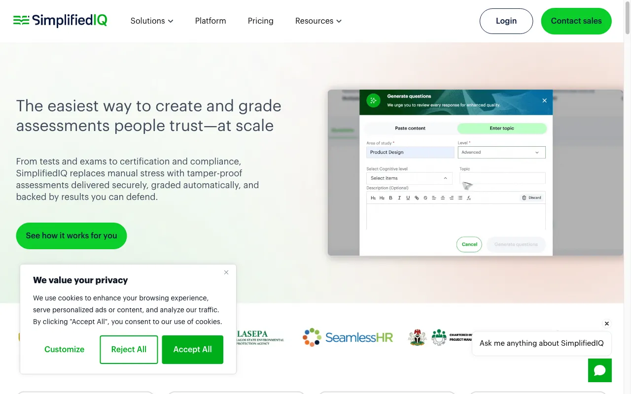 SimplifiedIQ — preview screenshot