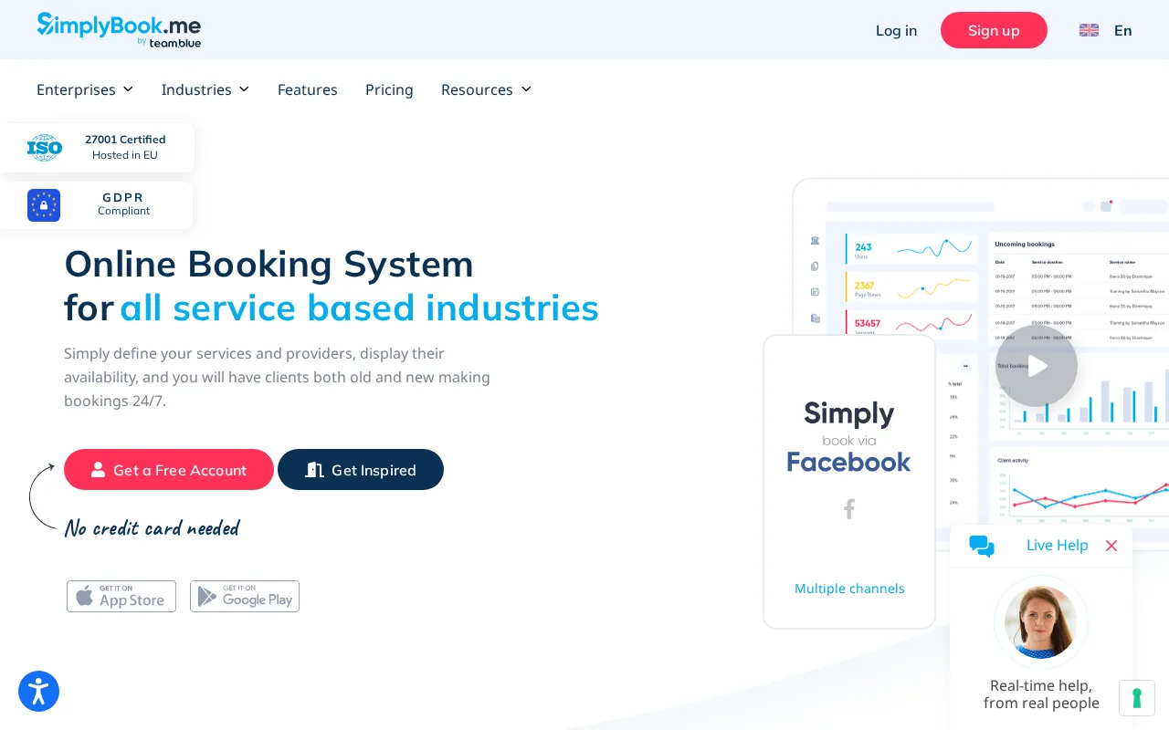 Simplybook — preview screenshot