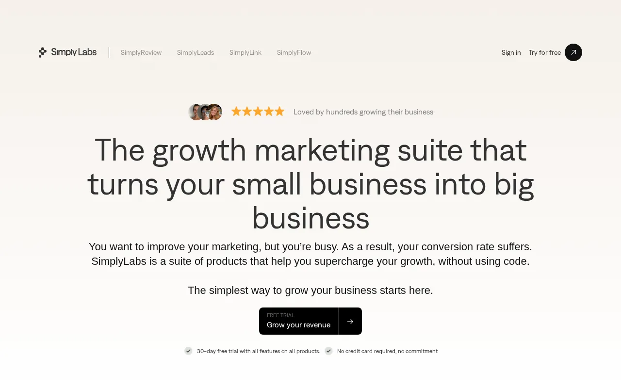 SimplyLabs — preview screenshot