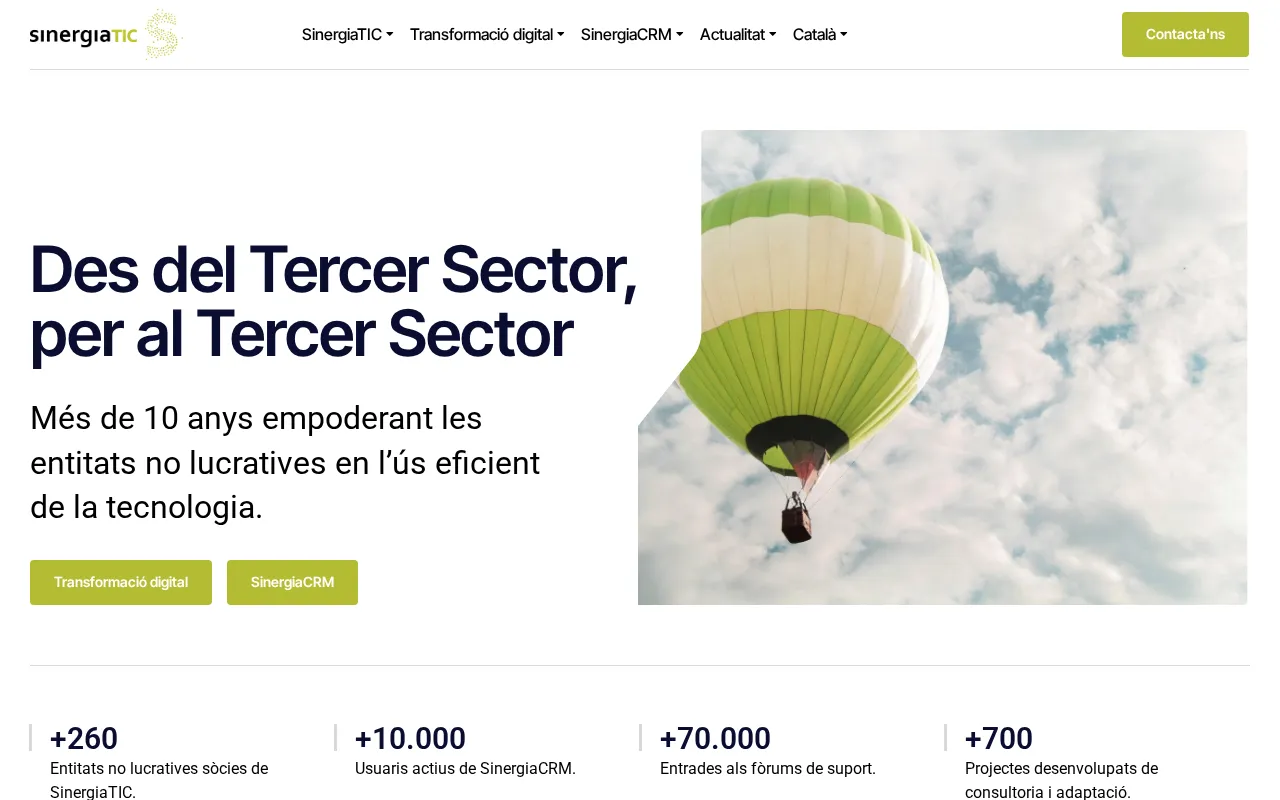 SinergiaTIC — preview screenshot