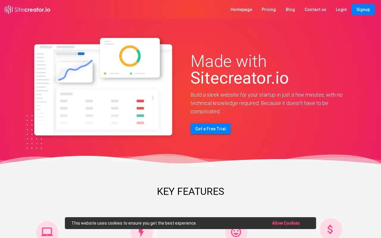 Sitecreator — preview screenshot