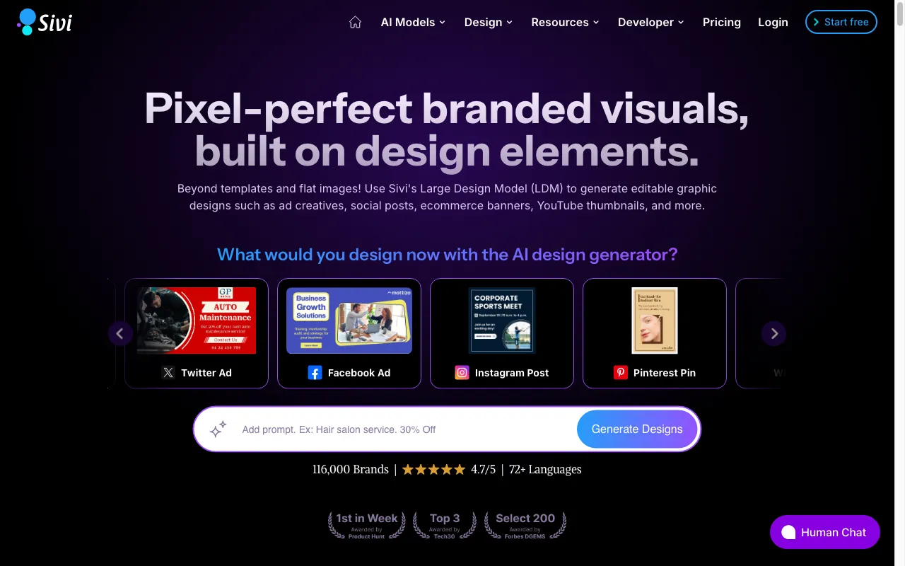 Sivi — preview screenshot