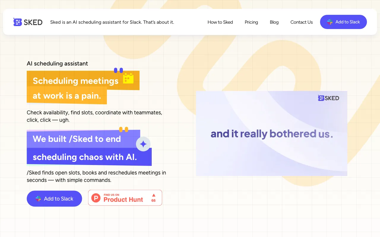 Sked — preview screenshot