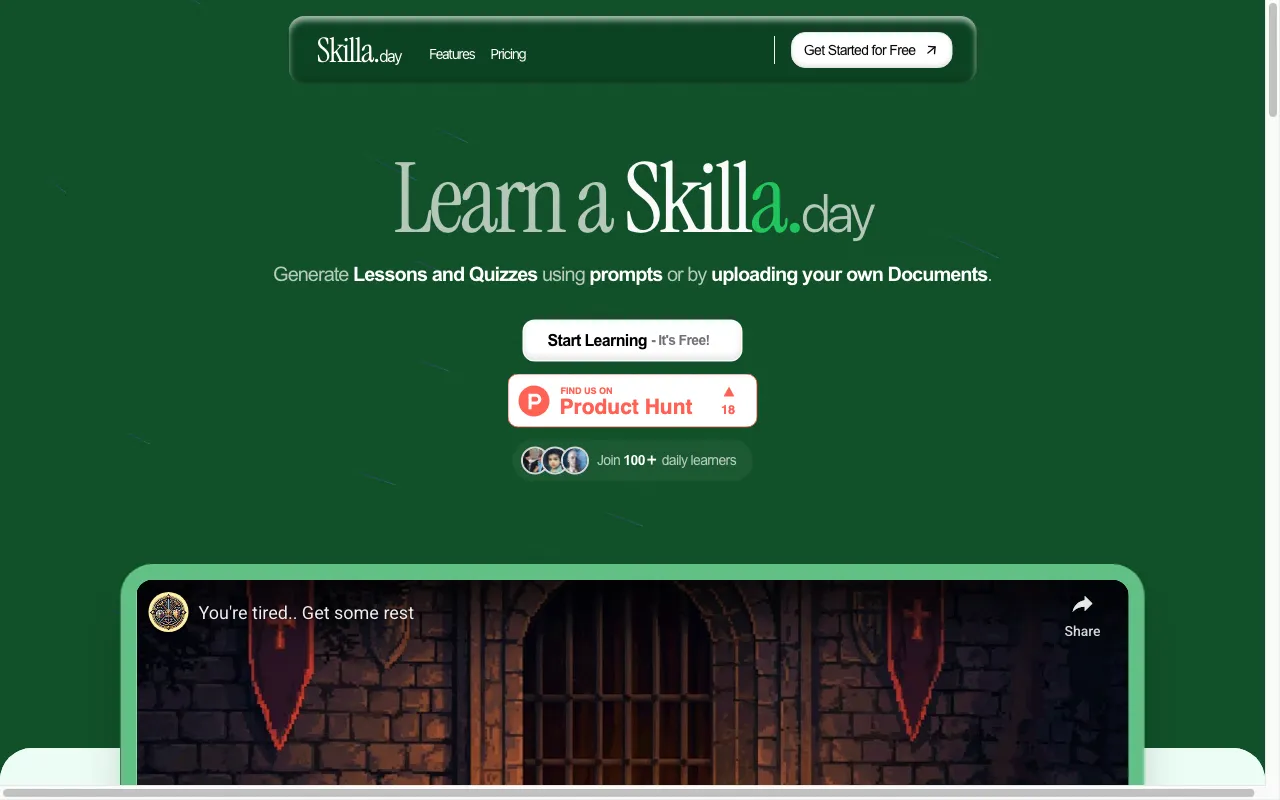 Skilla.Day — preview screenshot