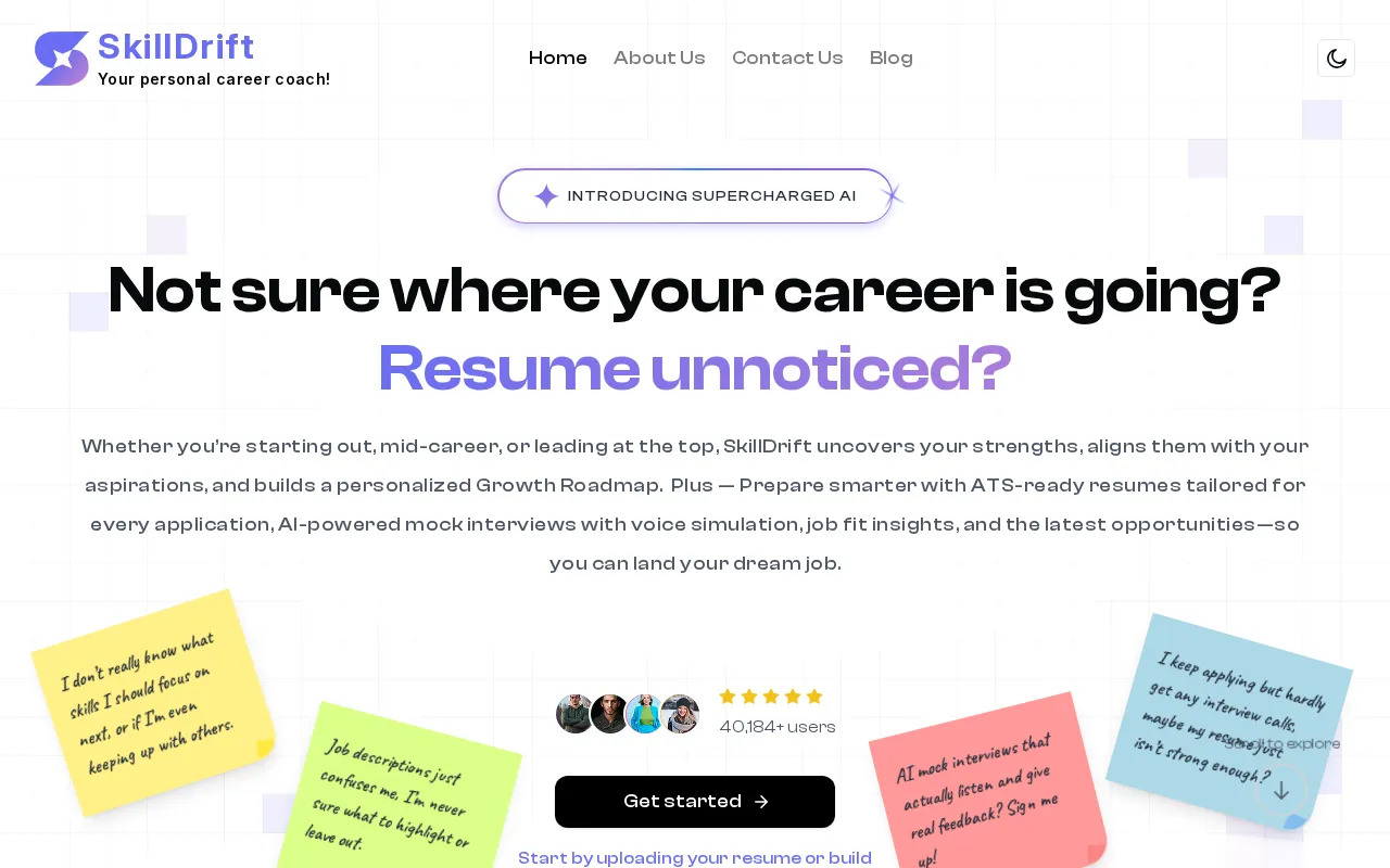 SkillDrift — preview screenshot