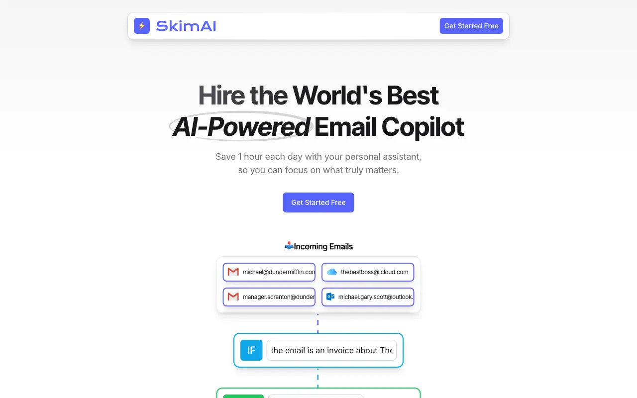 SkimAI — preview screenshot