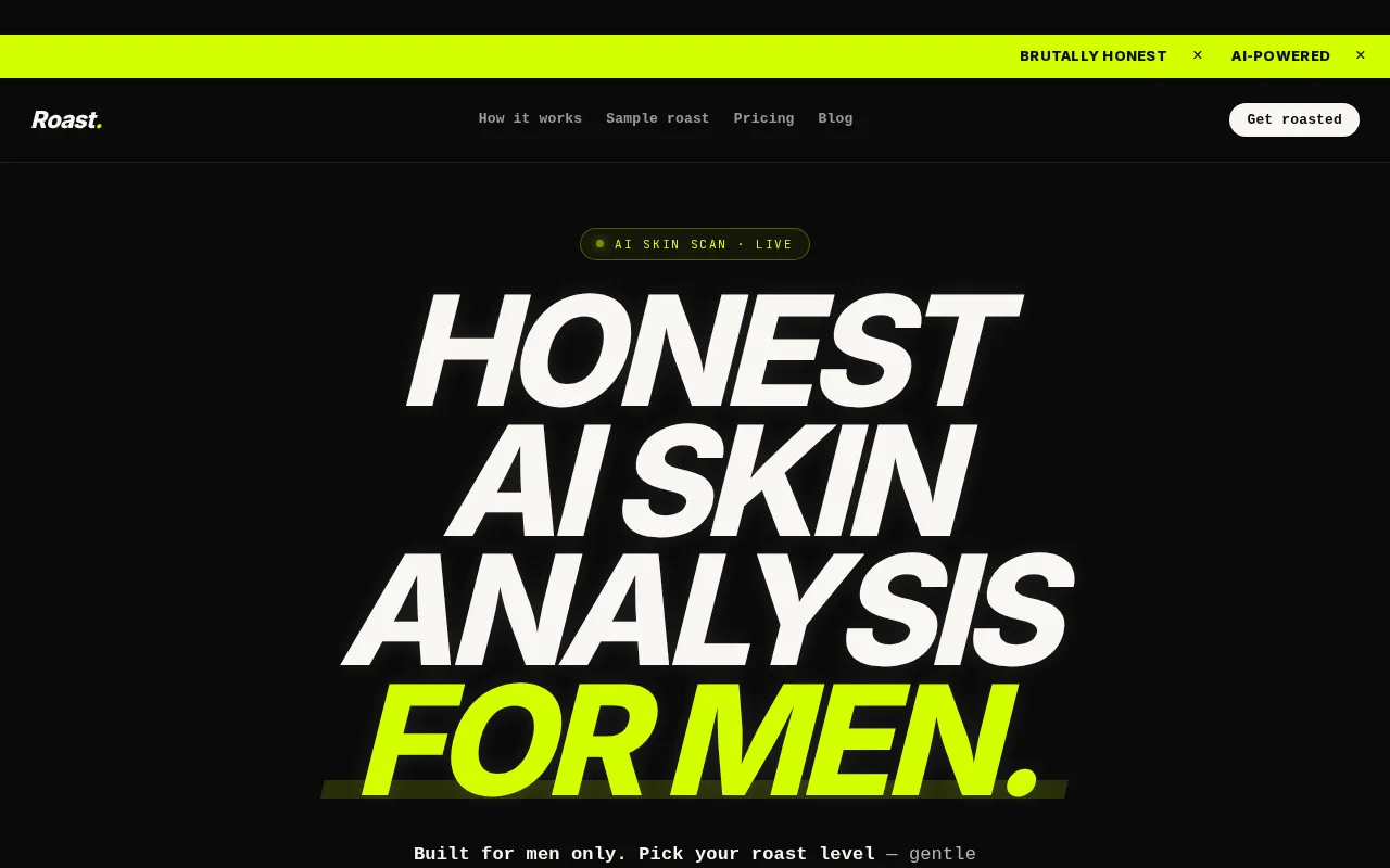 Skin Roast Lab — preview screenshot