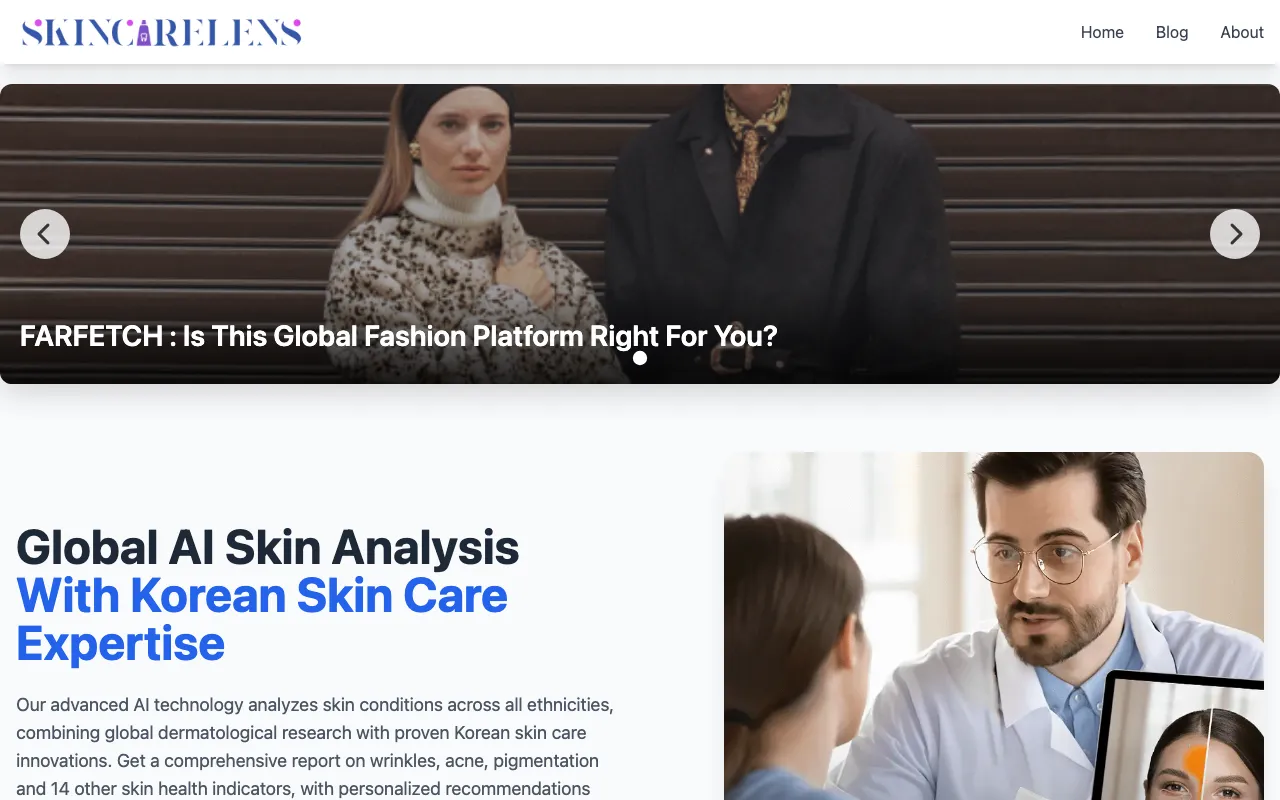 SkinCareLens — preview screenshot